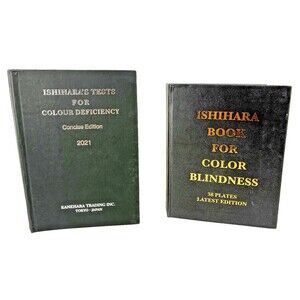Ishihara’s Test for Colour Deficiency Blindness Concise Edition with 38 Plates